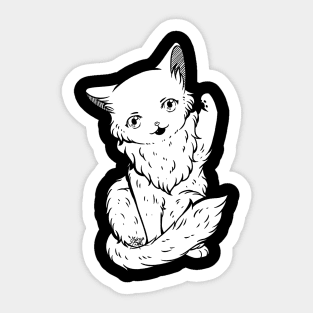 Kitty Final Boss Illustration Sticker